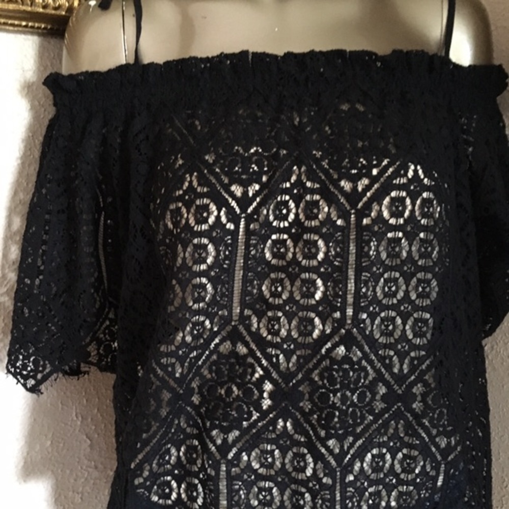H&M Black Lace top